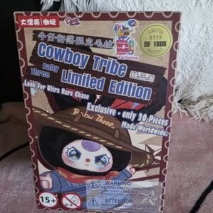Cowboy Tribe Baby 3 Limited Edition. 0113 Out Of 1000. Look For Ultra Rare Chase
